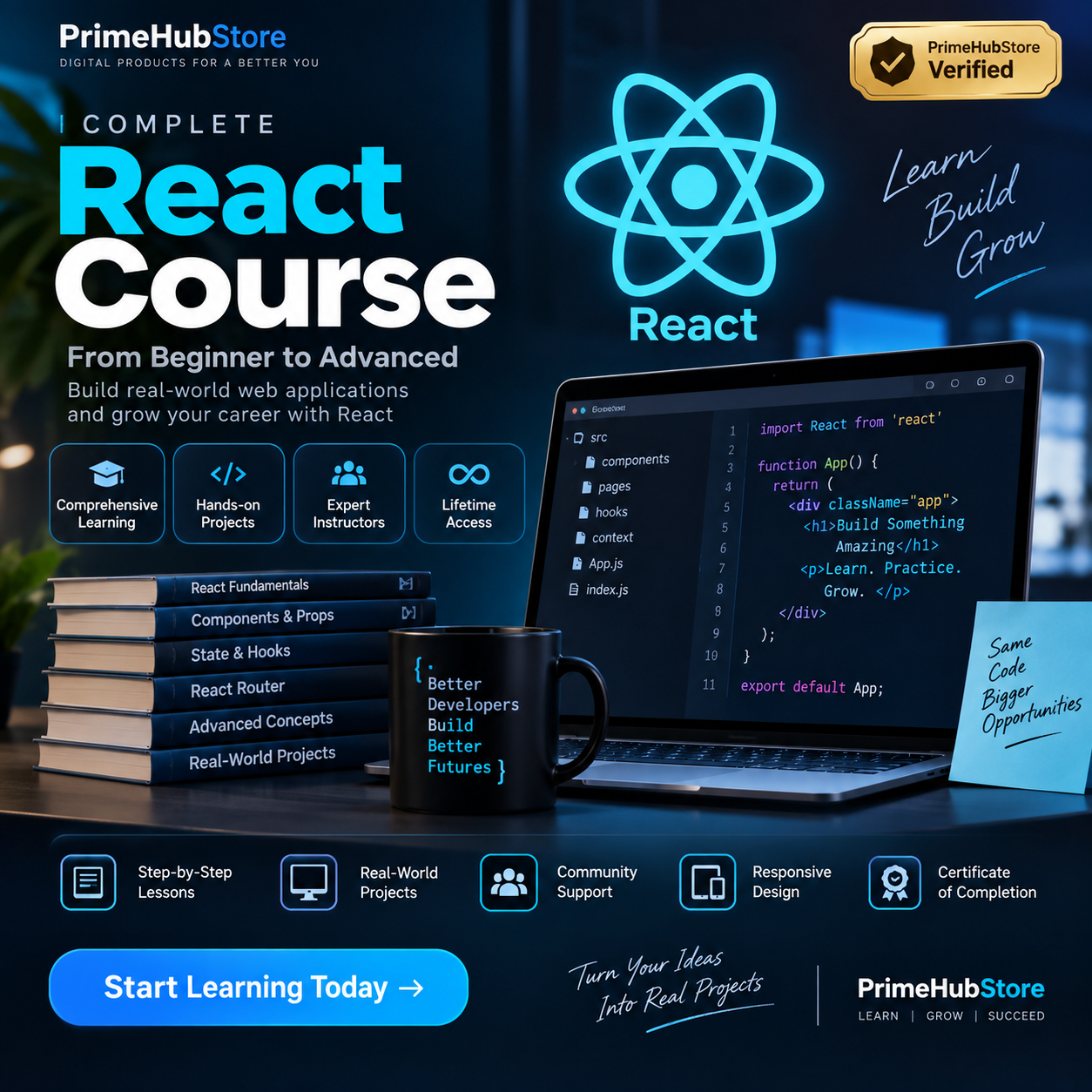 🔰 Complete React Course – Beginner to Advanced 🚀