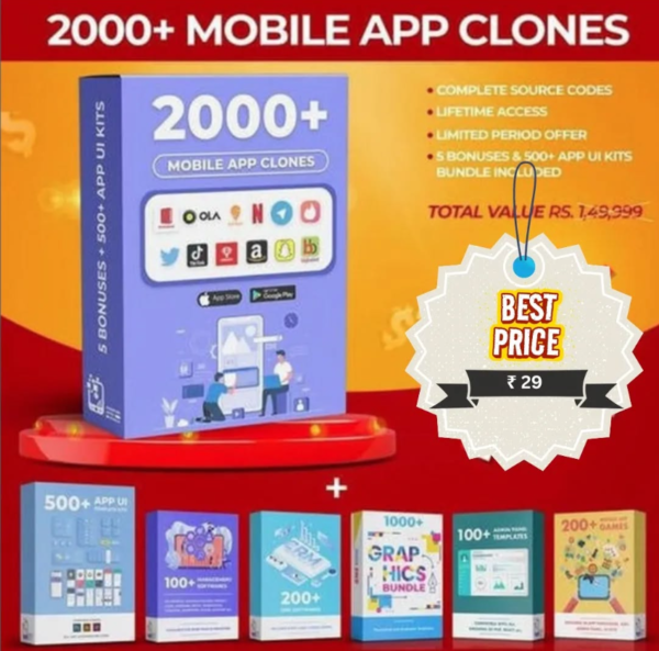 2000+ source code for all famous applications